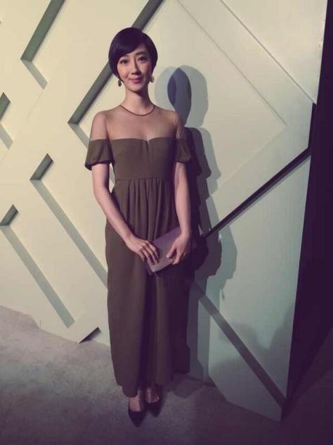 Moments before the Burberry London in Shanghai event, Taiwanese actress Guey Lun Mei arrives on the red carpet - Executive Salad
