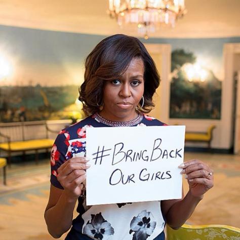 Michelle Obama Joins #BringBackOurGirls Movement on Twitter - Executive Salad